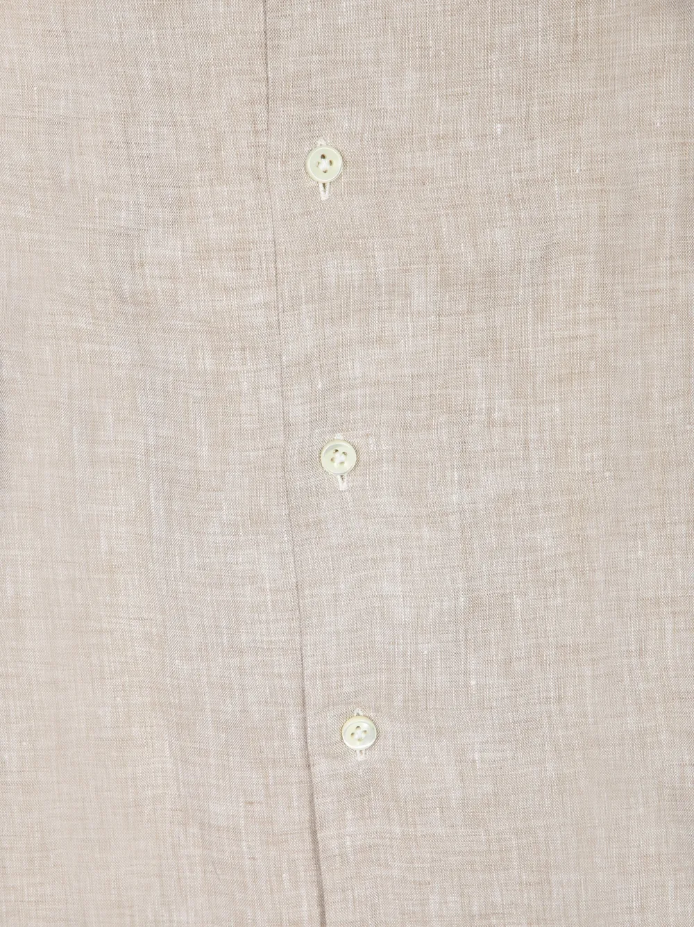Dell'oglio Bowlingshirt met korte mouwen Beige
