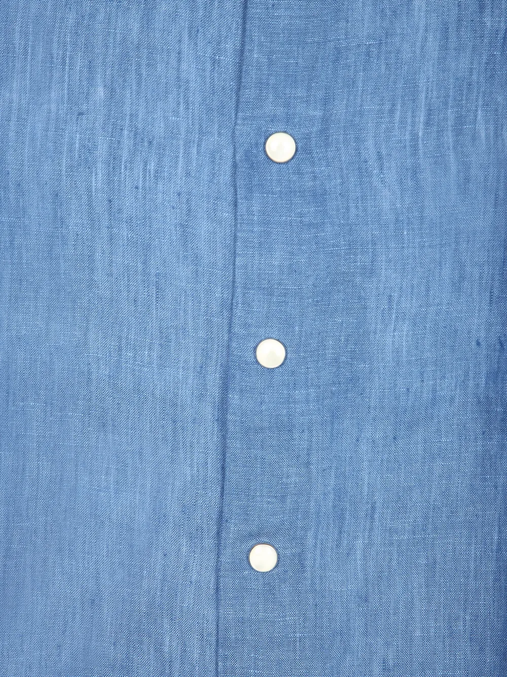 Dell'oglio Overhemd met gespreide kraag Blauw