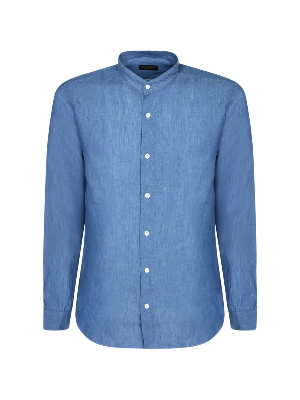 Dell'oglio band-collar long-sleeve shirt - Blu