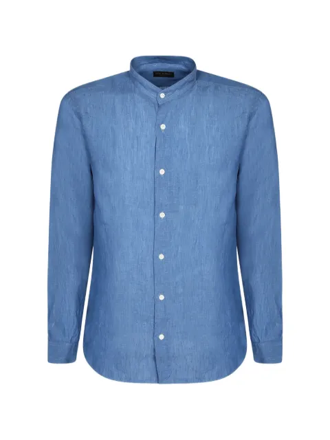 Dell'oglio band-collar long-sleeve shirt