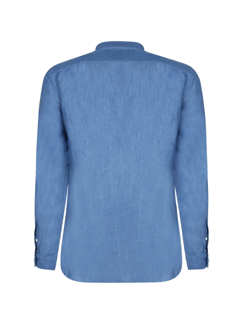 Dell'oglio Overhemd met bandkraag Blauw