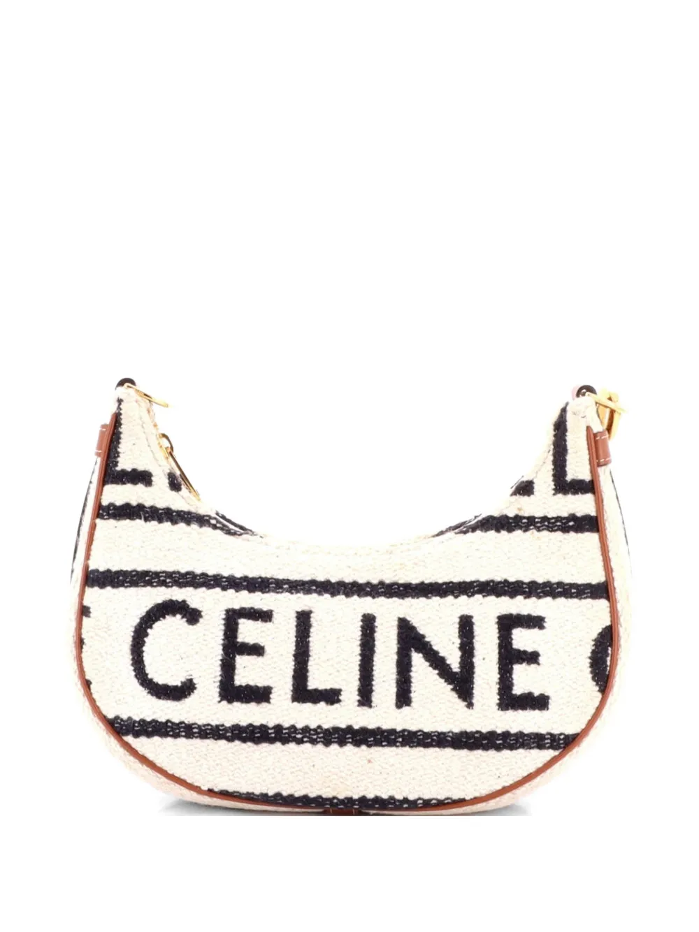 Celine Pre-Owned Borsa passepartout Ava con ricamo - Toni neutri