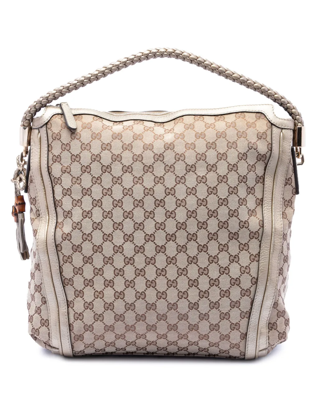 Gucci Pre-Owned 2016-2026 Large GG Canvas Bella tote bag - Toni neutri