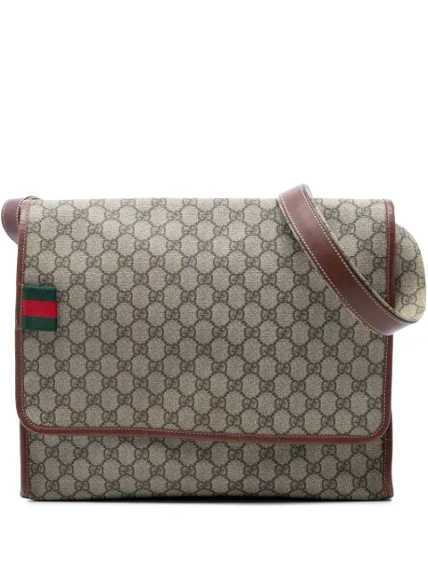 Gucci Pre-Owned 2016-2025 GG Supreme Web Messenger Bag crossbody bag