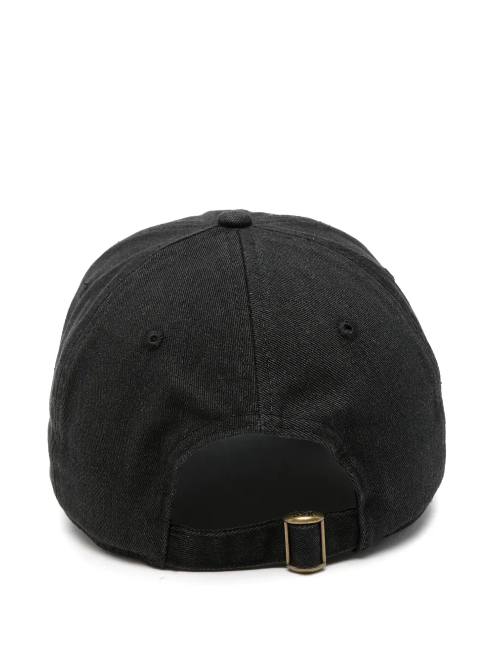 Sporty & Rich Honkbalpet met geborduurd logo Zwart