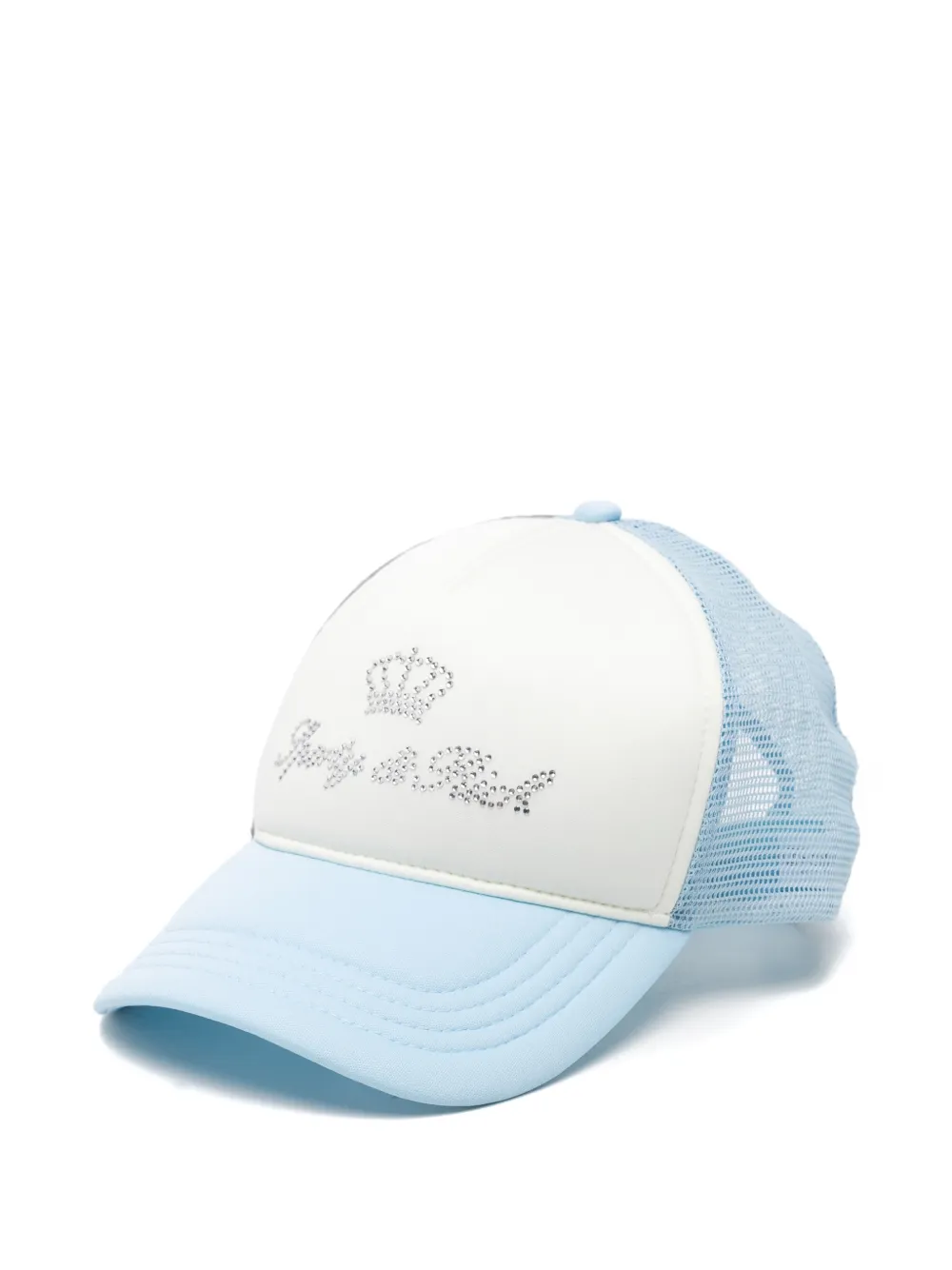 Sporty & Rich Cappello da baseball Angel con decorazione - Blu