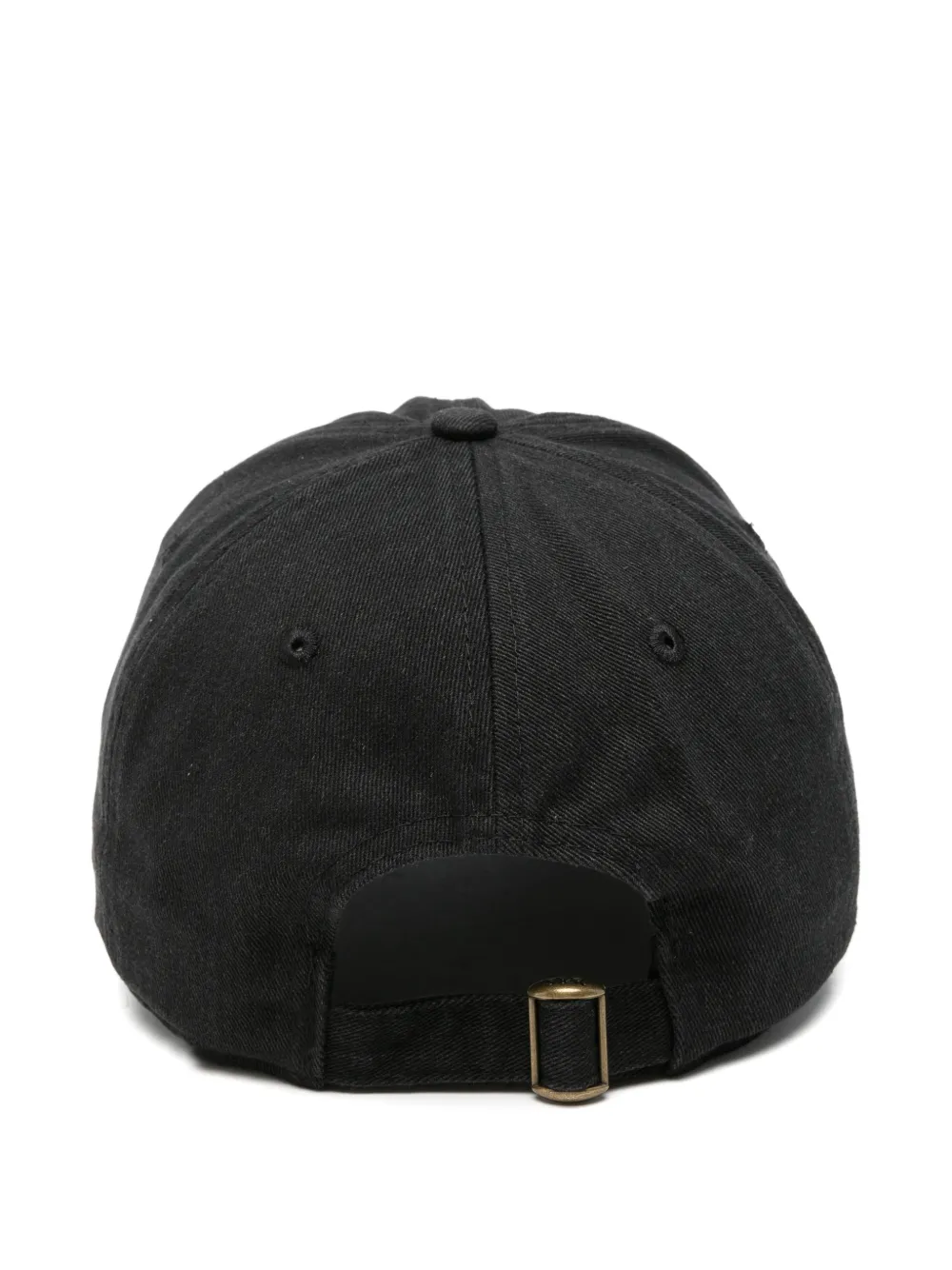 Sporty & Rich Honkbalpet met geborduurd logo Zwart