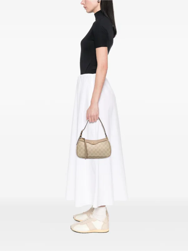 Gucci Pre-Owned 2016-2026 Small GG Supreme Ophidia Shoulder Bag