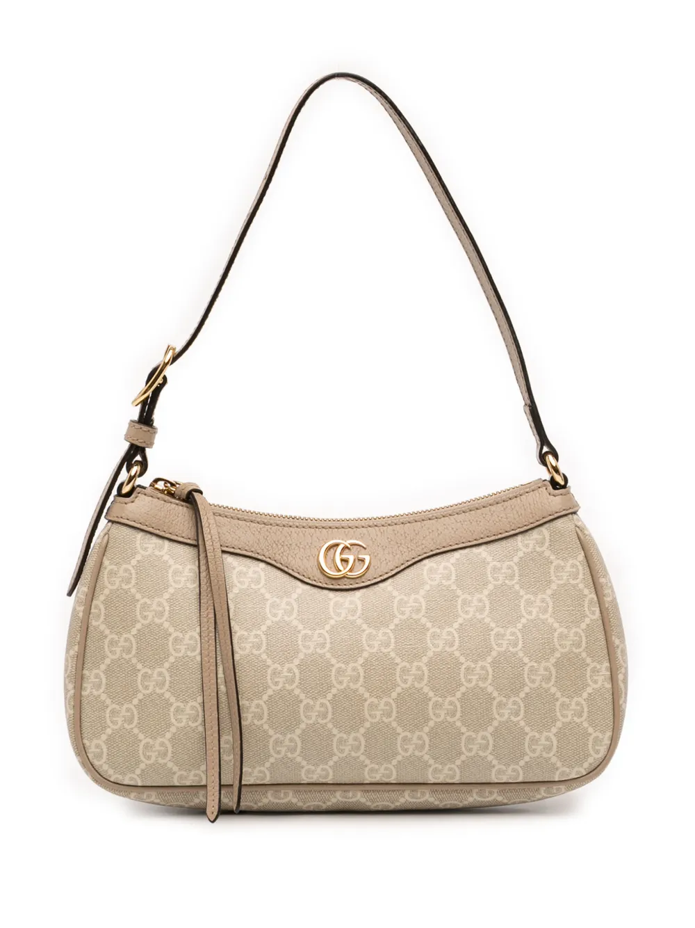 Gucci Pre-Owned 2016-2026 Small GG Supreme Ophidia shoulder bag - Toni neutri