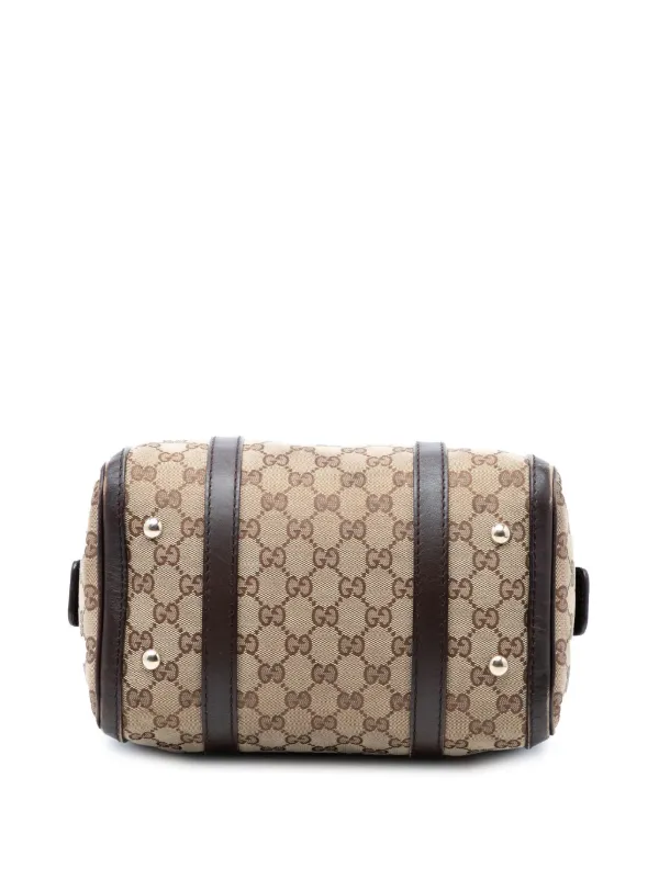 Gucci Pre-Owned 2016-2026 Small GG Canvas Joy Boston Bag Satchel