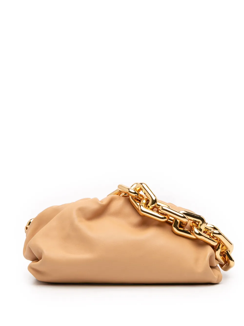 Bottega Veneta Pre-Owned 2012-2025 Small Lambskin Chain Pouch shoulder bag - Toni neutri