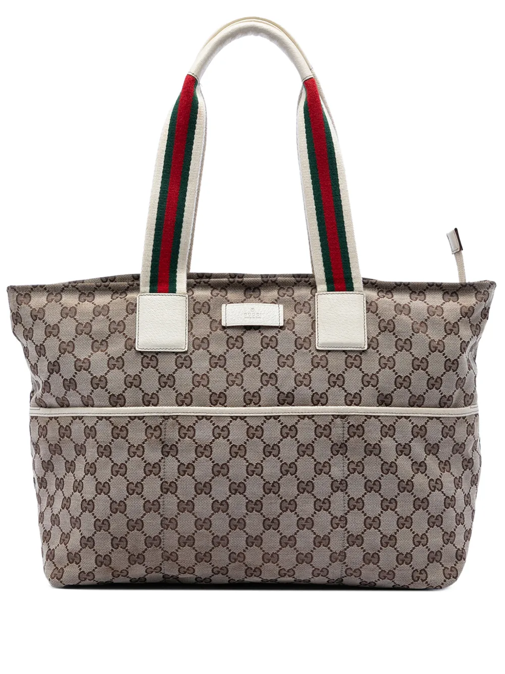Gucci Pre-Owned 2000-2015 GG Canvas Web tote bag - Toni neutri