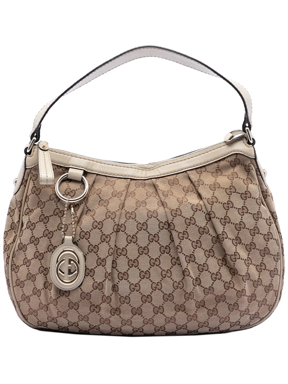 Gucci Pre-Owned 2016-2025 GG Canvas Sukey shoulder bag - Toni neutri