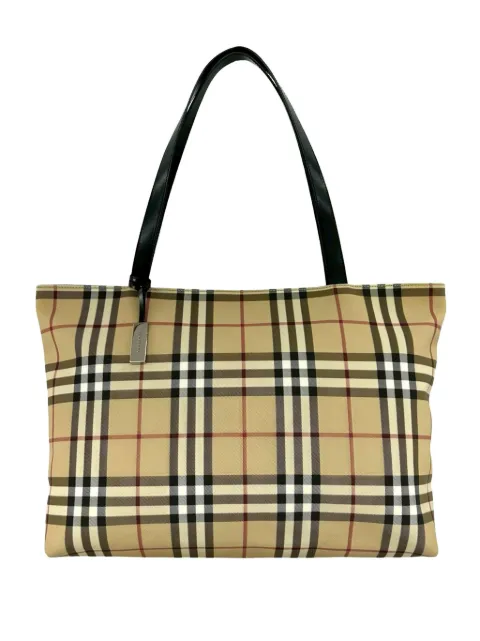 Burberry Pre-Owned 2000-2017 House Check Coated Canvas tote bag