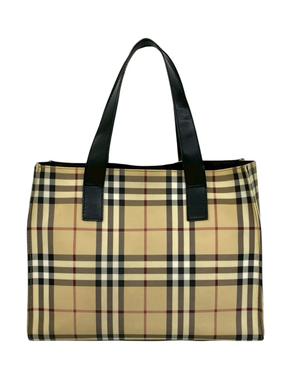 Burberry Pre-Owned 2000-2017 House Check Coated Canvas tote bag - Neutrals