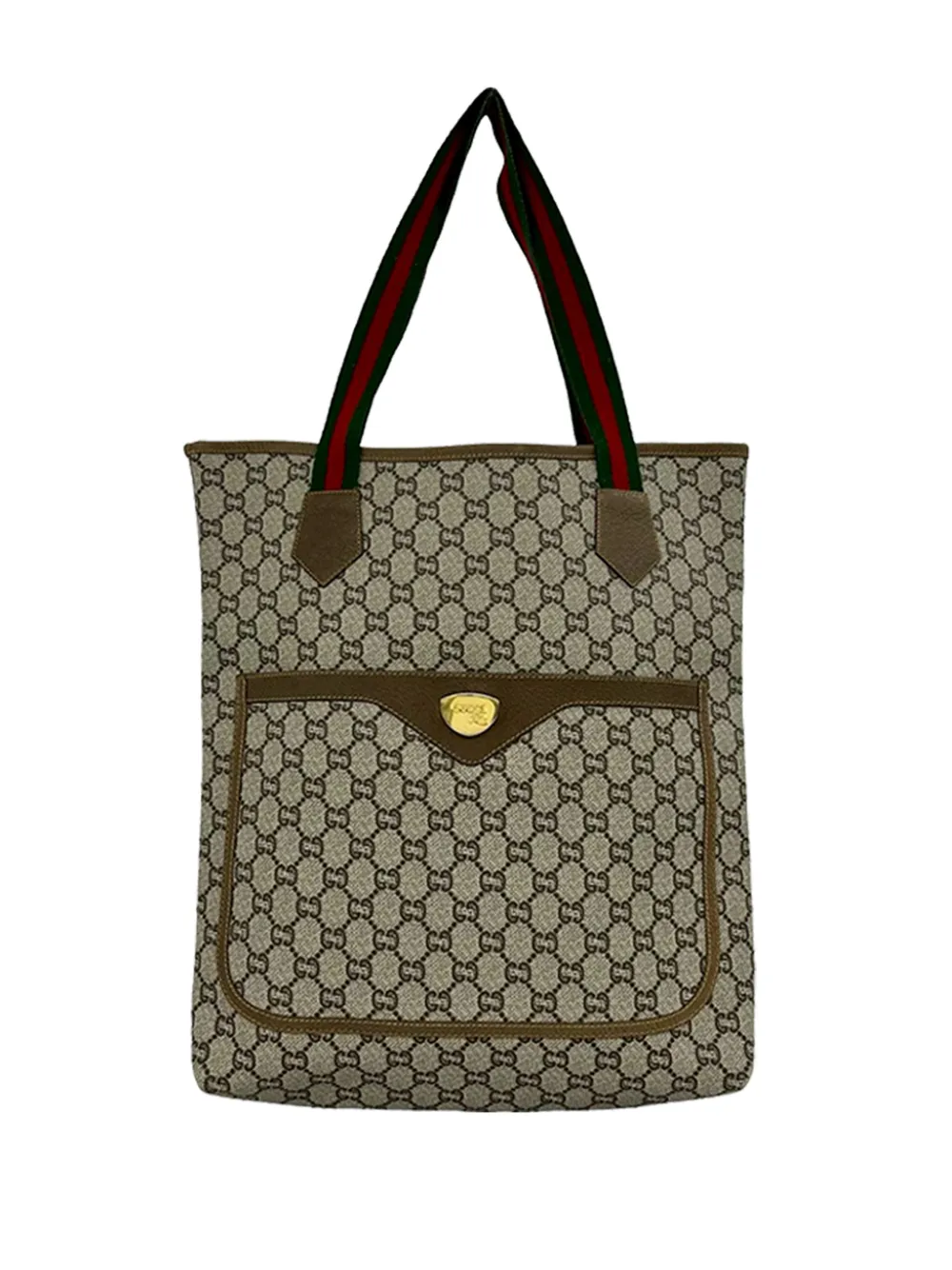 Gucci Pre-Owned 20th Century GG Supreme Plus Web tote bag - Neutrals