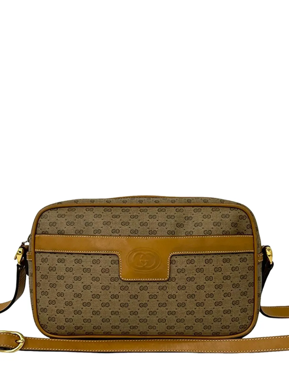Gucci Pre-Owned 2000-2015 Micro GG Supreme crossbody bag - Toni neutri