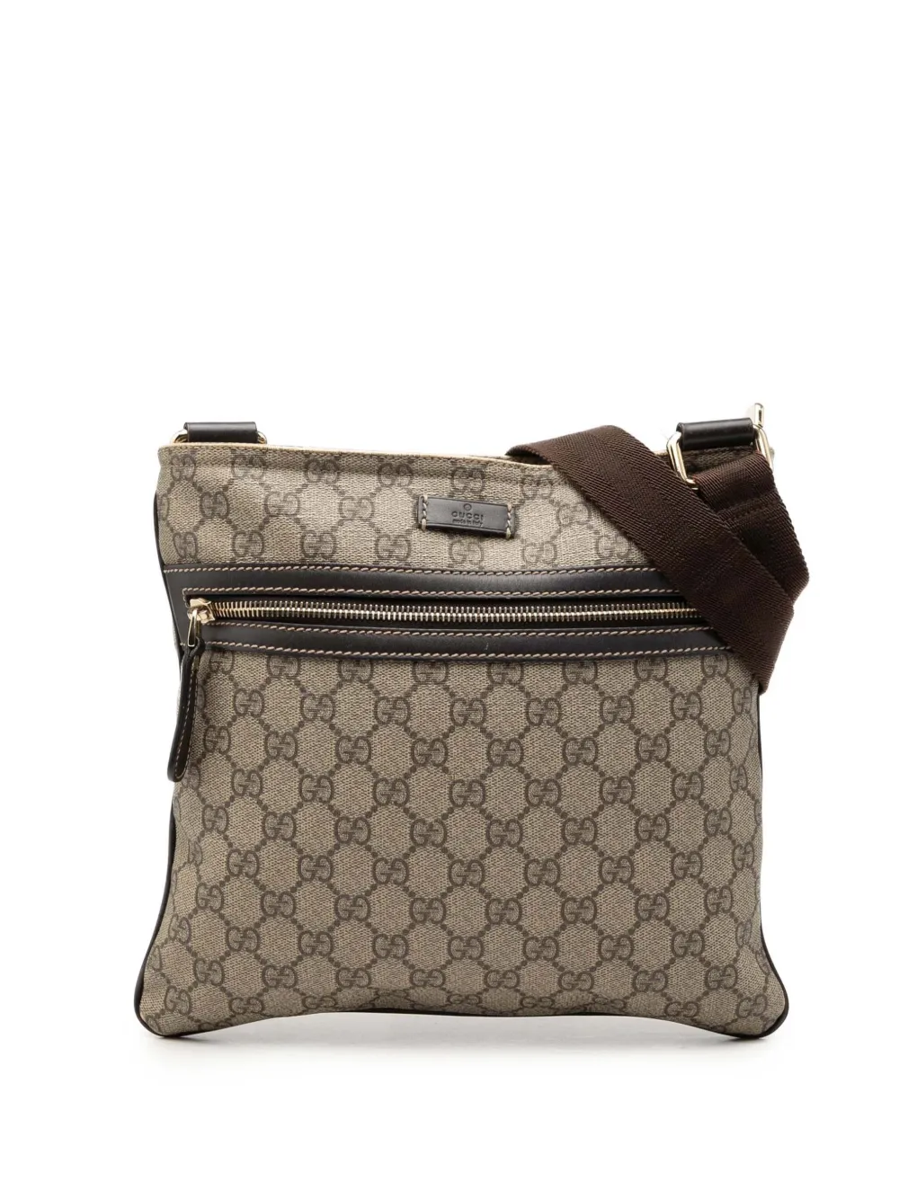 Gucci Pre-Owned 2000-2015 GG Supreme crossbody bag - Toni neutri