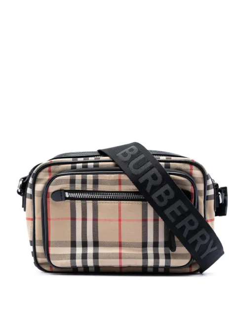 Burberry Pre-Owned bandolera Paddy de lona House Check 2018-2026
