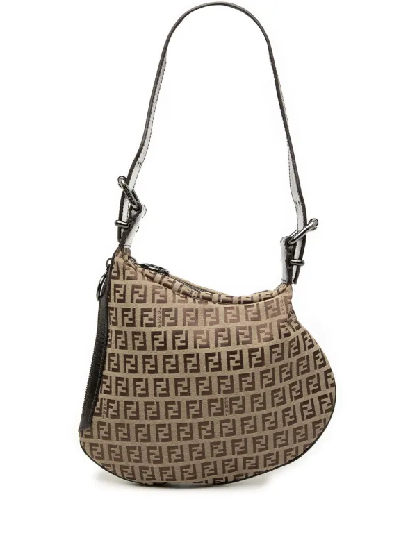 Fendi Pre-Owned 2000-2010 ズッキーノ オイスター ショルダーバッグ 
