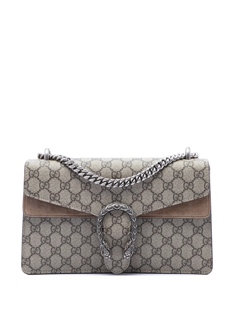 Gucci Pre-Owned 2016-2026 Medium GG Supreme Dionysus shoulder bag - Neutrals