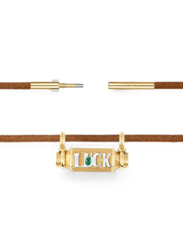 Marie Lichtenberg Luck Smash Locket Necklace in Gold