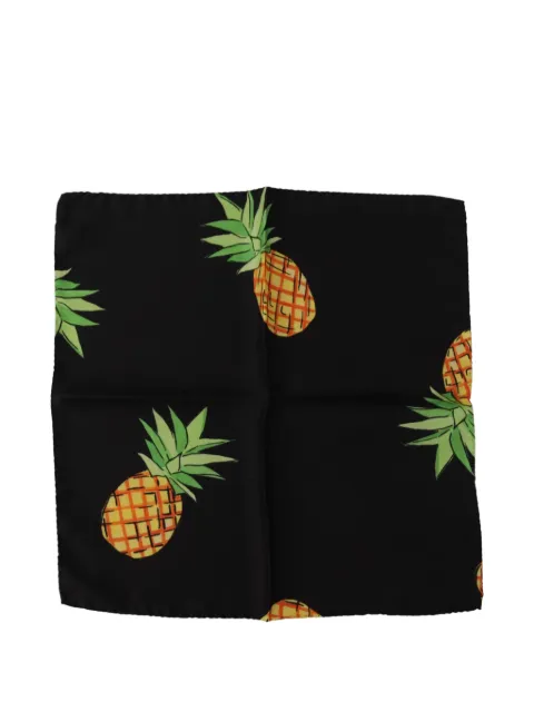 Dolce & Gabbana carré de poche à imprimé ananas