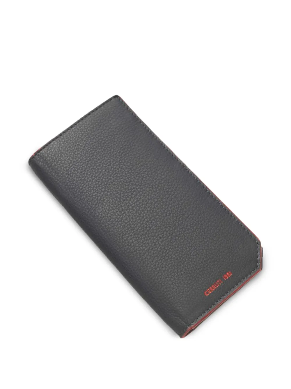 Cerruti 1881 grained leather long wallet