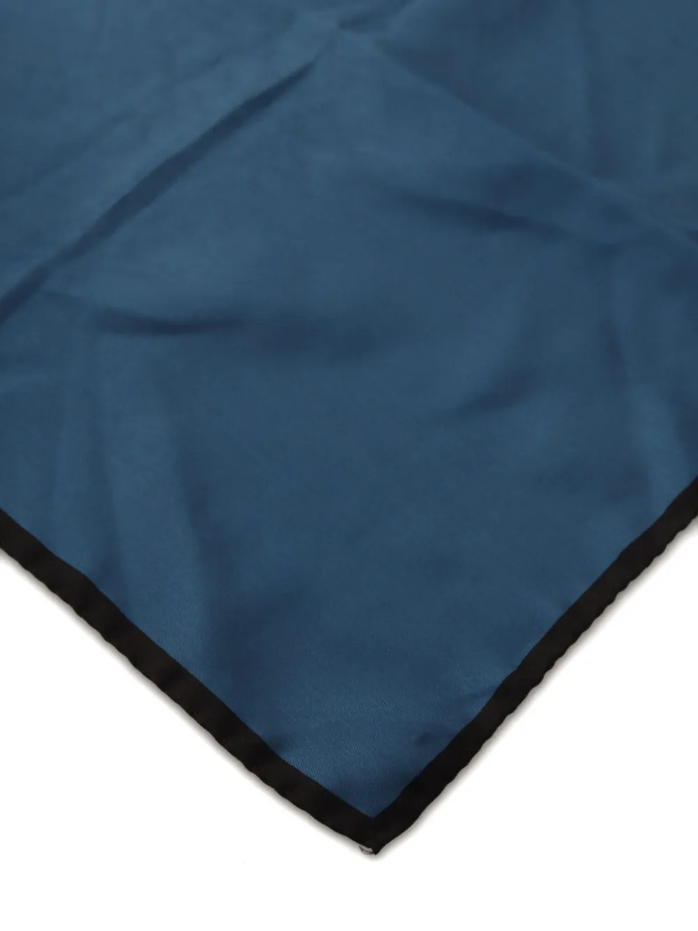 Dolce & Gabbana Zijden sjaal met hoefijzerprint Blauw