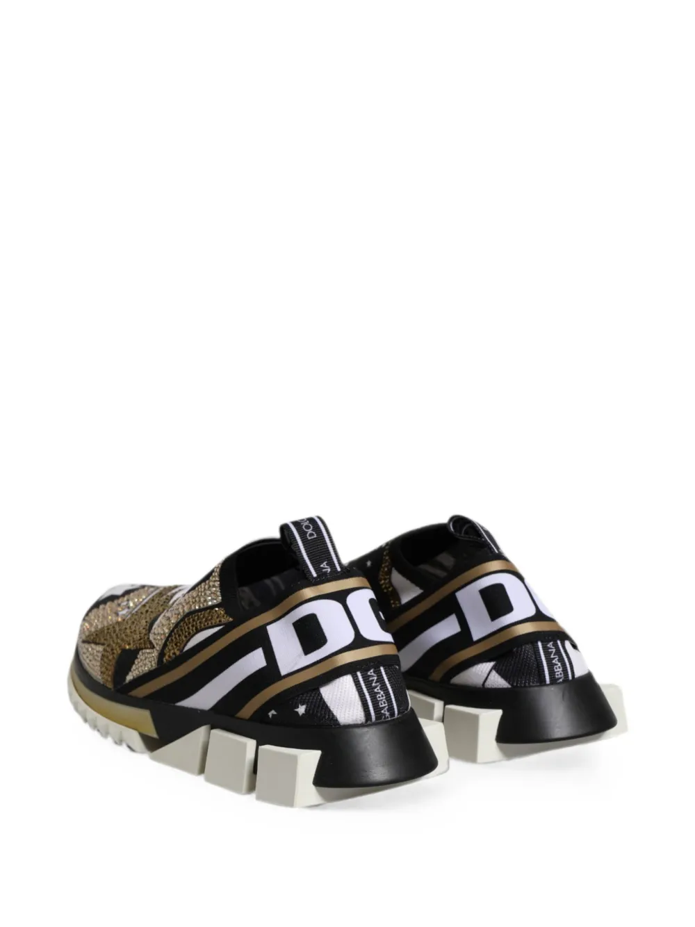 Dolce & Gabbana Sorrento star-print sneakers Zwart