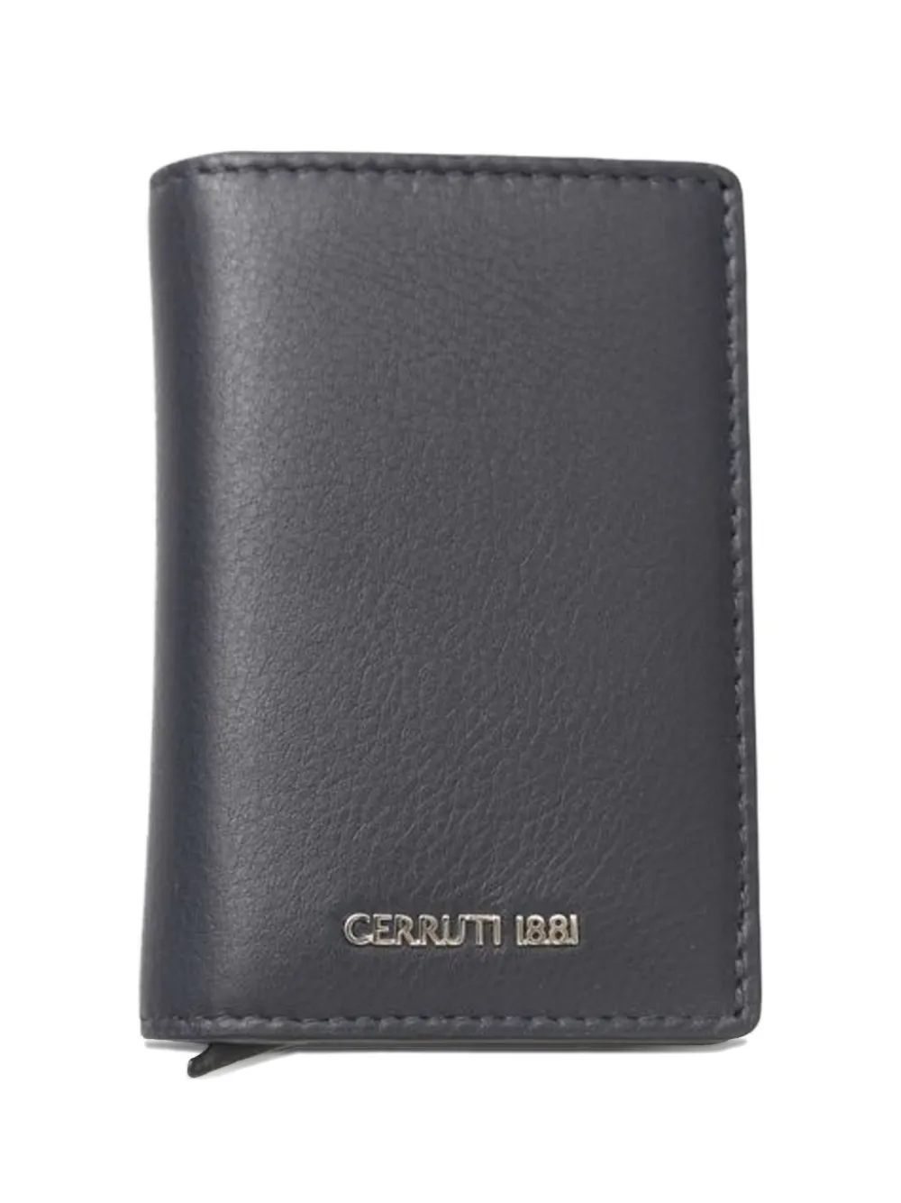 Cerruti 1881 logo-lettering leather wallet