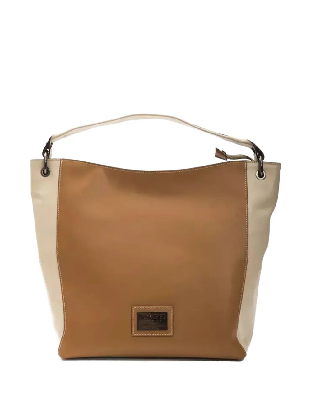POMPEI DONATELLA Donatella two-tone leather tote bag