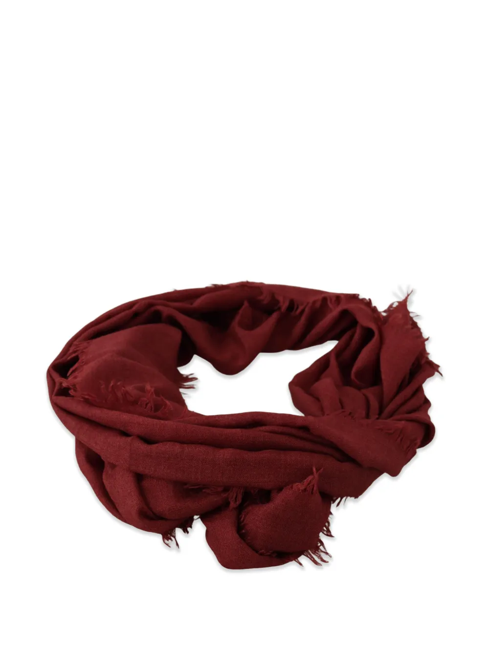 Dolce & Gabbana Sjaal met franje en DG-kroon - Rood