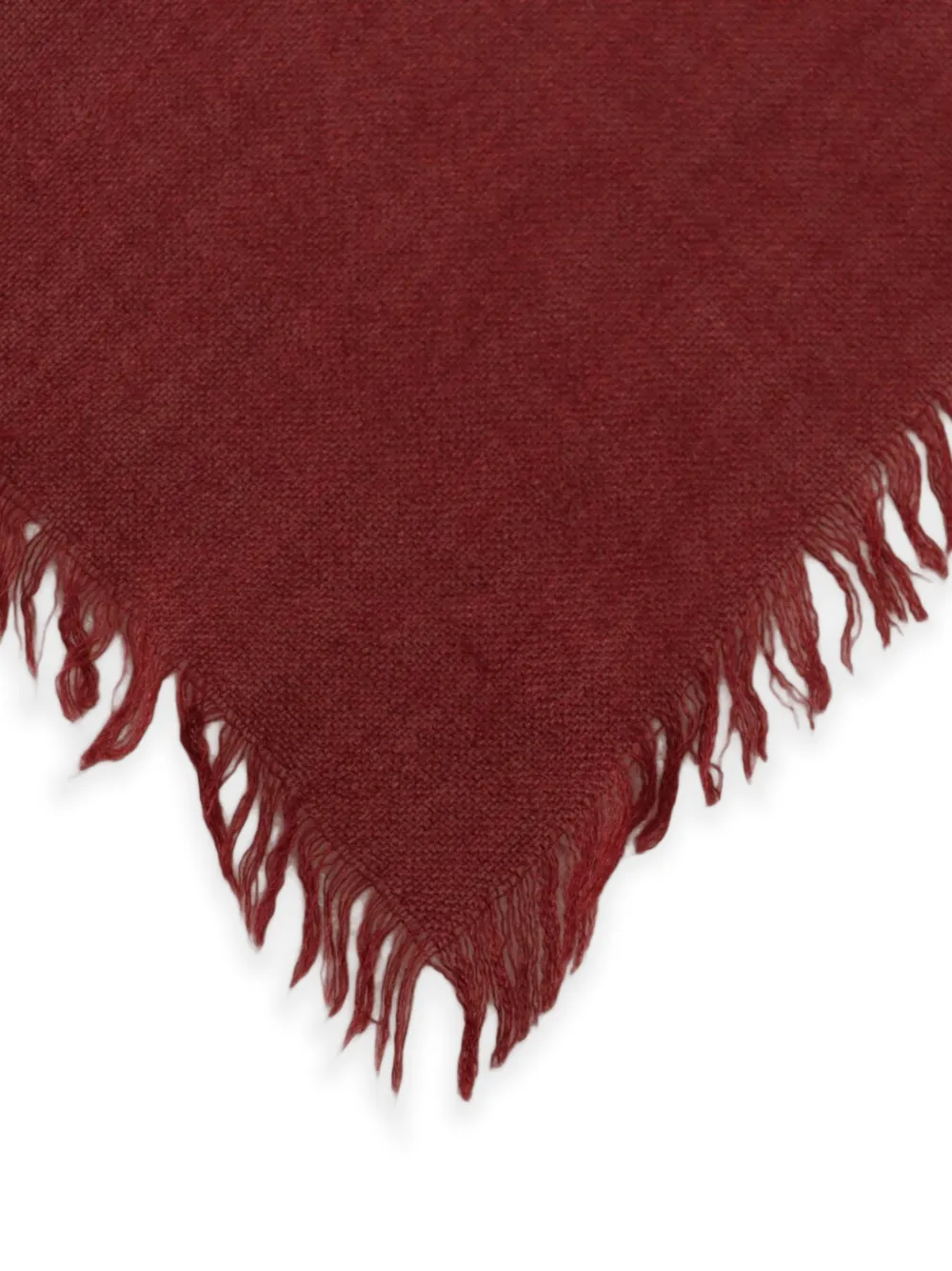 Dolce & Gabbana Sjaal met franje en DG-kroon Rood