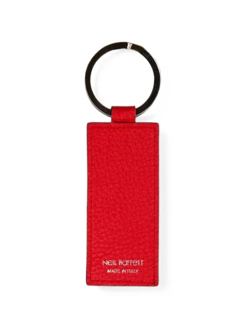 Neil Barrett embossed Lightning Bolt keychain