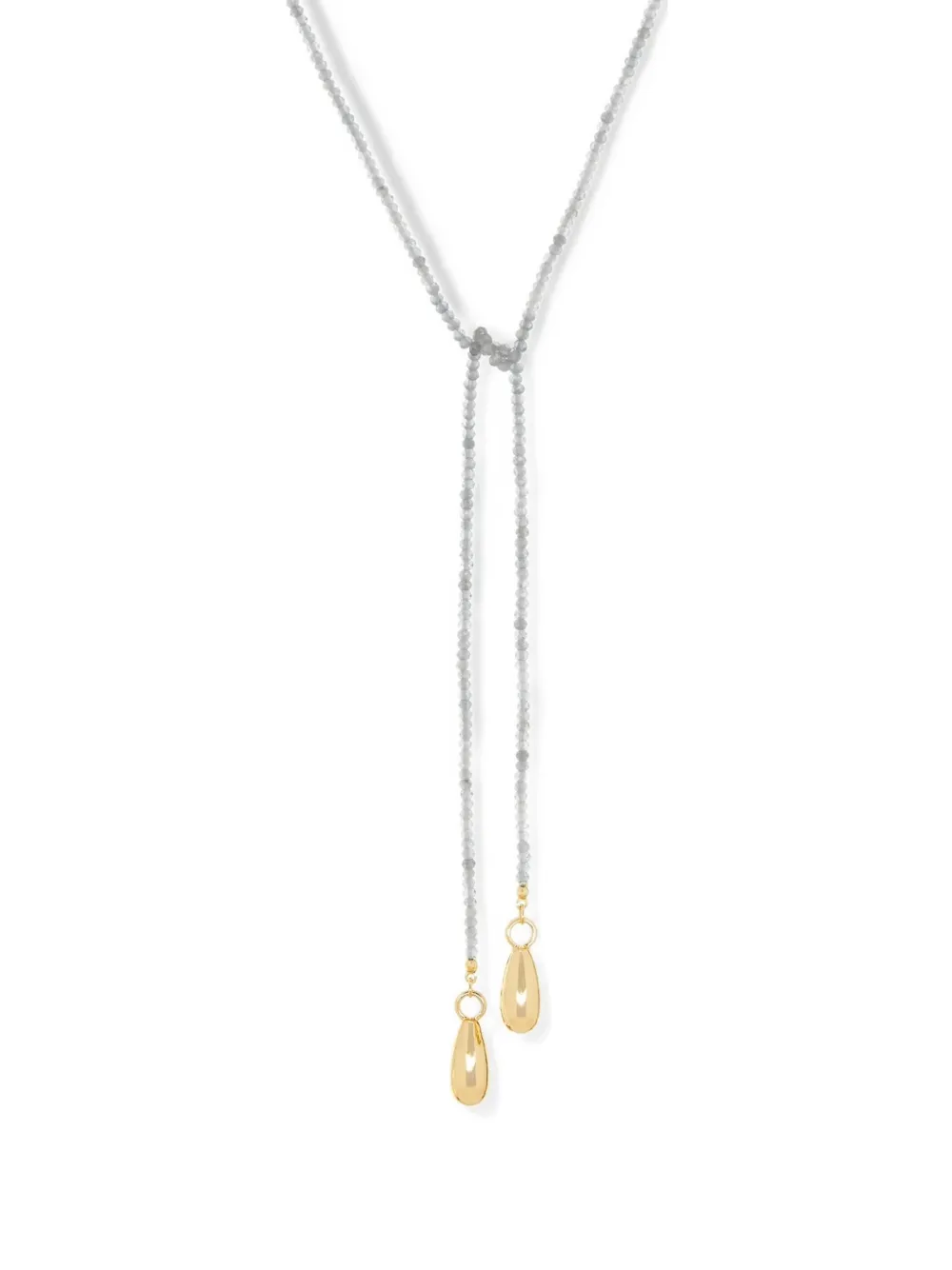 Marlyn Schiff beaded drop-pendant necklace - Oro
