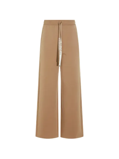 'S Max Mara pants con cordones en la pretina y logo