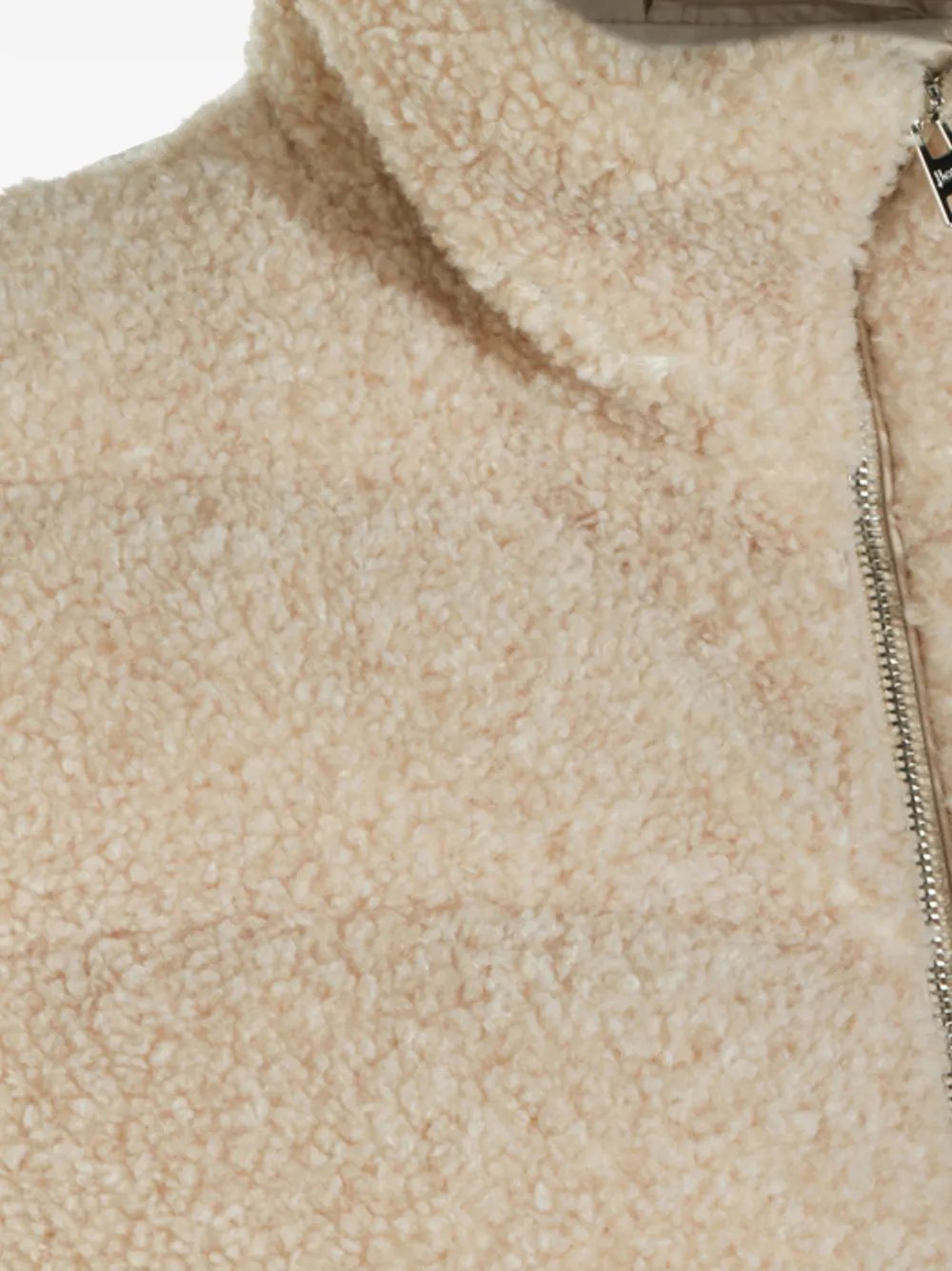 Herno Bodywarmer met lammy-effect Beige