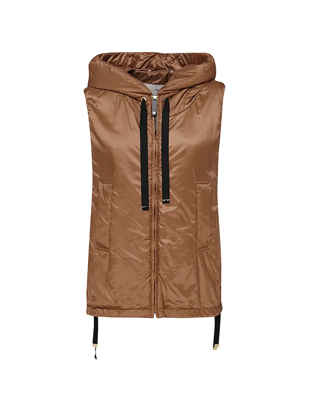 Max Mara The Cube hooded gilet - Brown