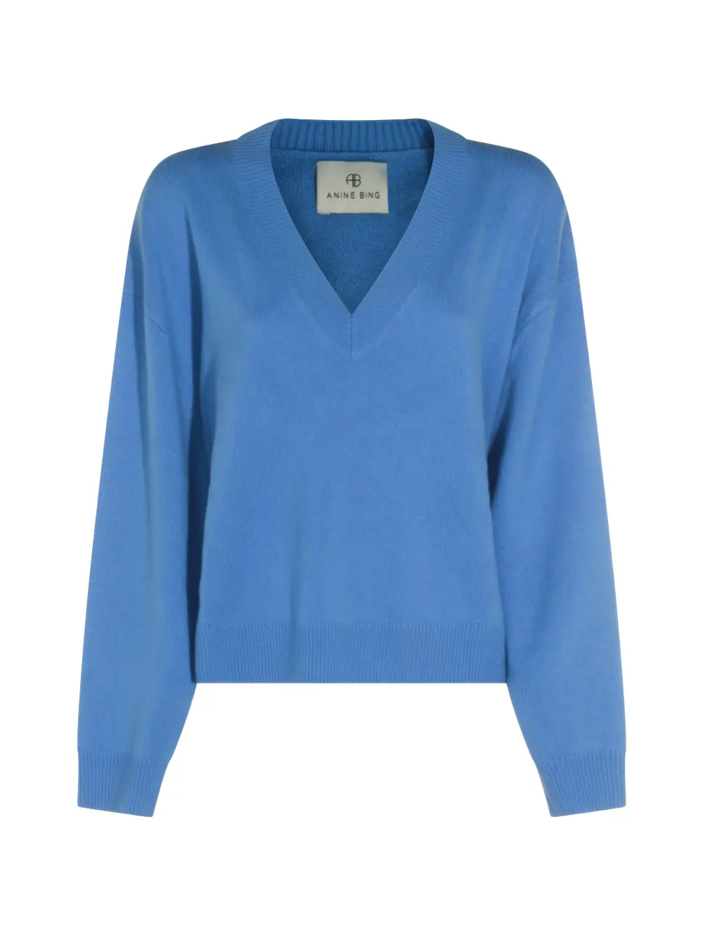 ANINE BING V-neck cashmere sweatshirt - Blu