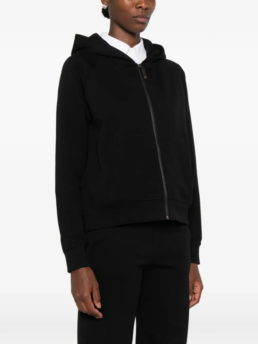 'S Max Mara Hoodie met geborduurd logo Zwart