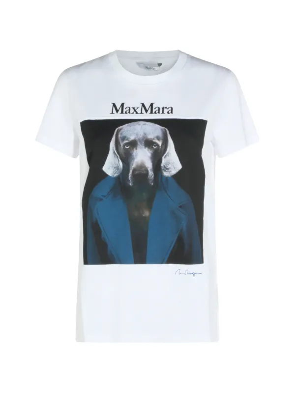 Max Mara フォトプリント Tシャツ | ホワイト | FARFETCH JP