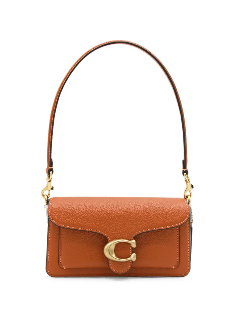 Coach Tabby leather shoulder bag - Marrone