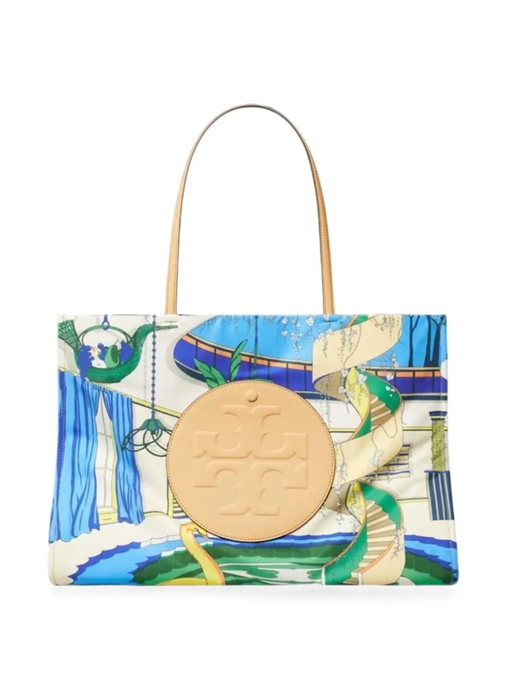 Tory Burch Ella printed tote bag - Neutrals