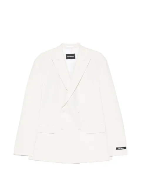 Karl Lagerfeld double-breasted peak-lapels blazer