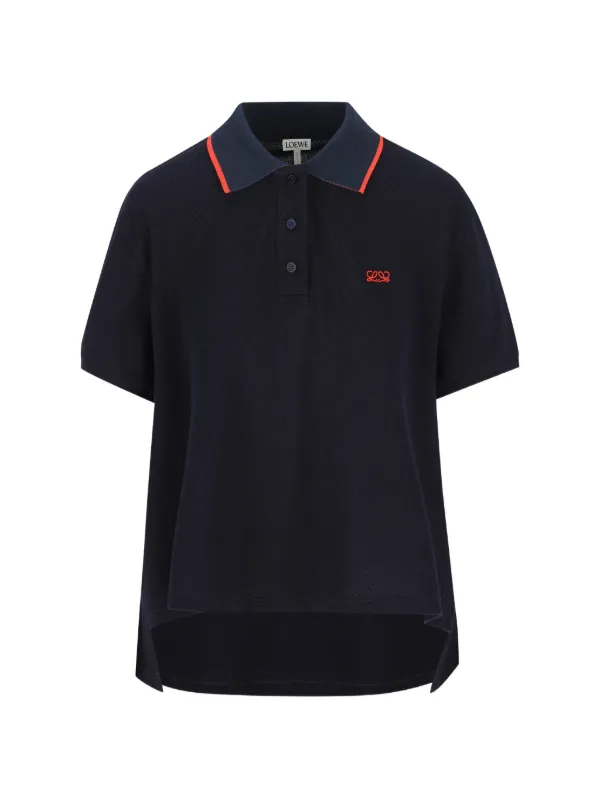 Loewe Polo in Cotton in Blue