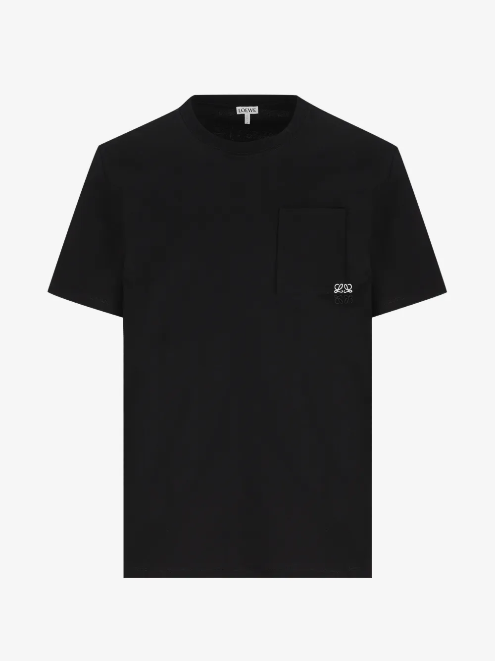 LOEWE Anagram-embroidered pocket T-shirt | Black | Image 1