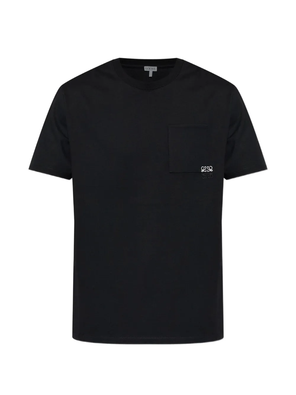 LOEWE Anagram-embroidered pocket T-shirt | Black | Image 1