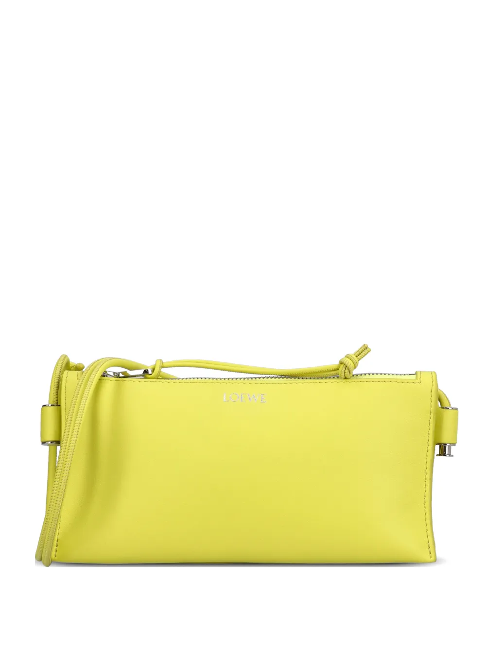 LOEWE Joya logo-lettering shoulder bag - Giallo