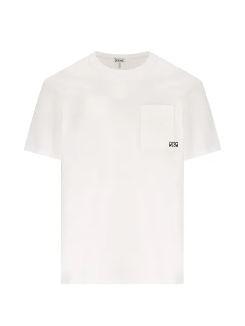 LOEWE logo-embroidered pocket T-shirt
